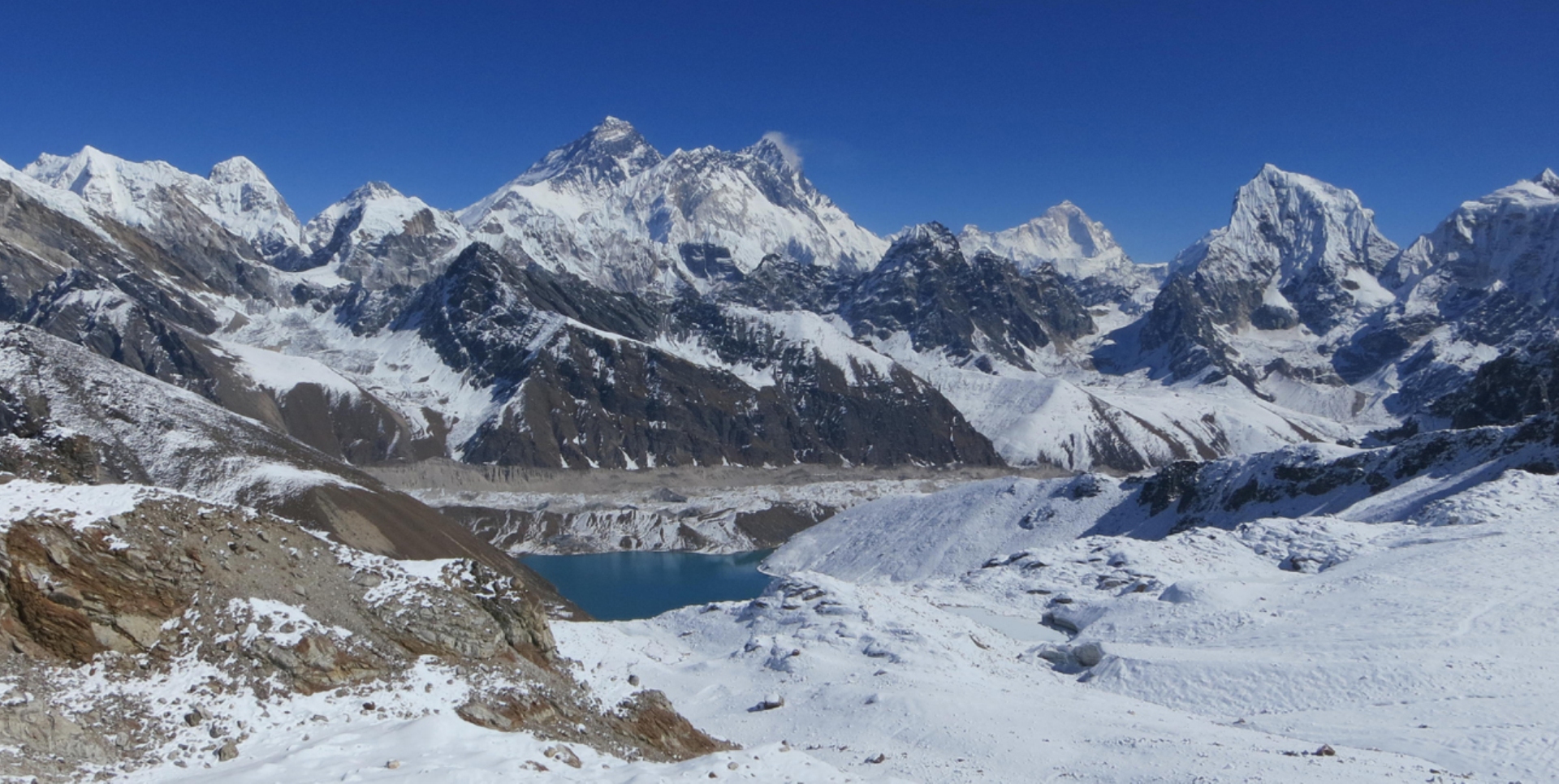 VIEW FROM RENJO PASS - NEPAL 